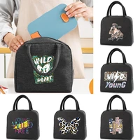lunch bags cooler tote portable insulated box canvas thermal cold food container school picnic men women kids travel dinner box