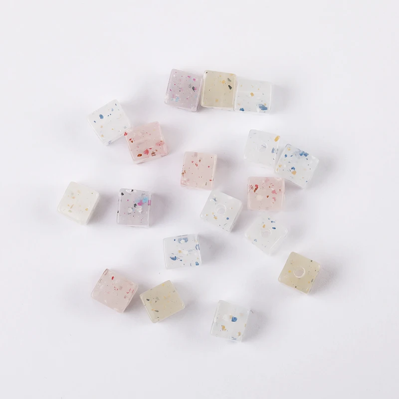 

Whjuice 800 шт. 8*8 мм точка фотоэлемент/акриловая бусина/Сделай сам бусины/квадратная форма/Фотоэлемент/ручная работа/бусины россыпью