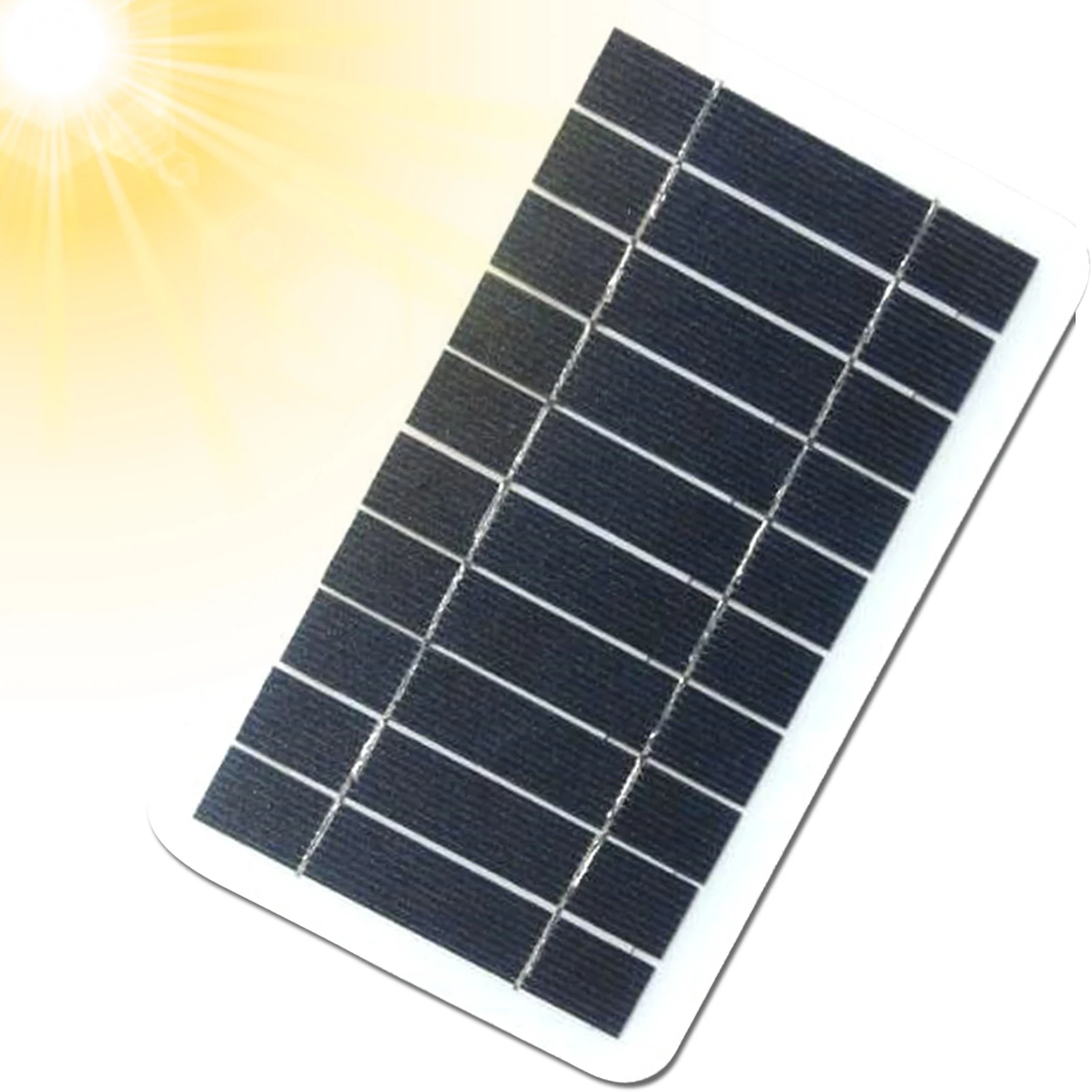 

Портативное зарядное устройство на солнечной батарее, 400 мАч, 2 Вт, 5 В, 400 мАч