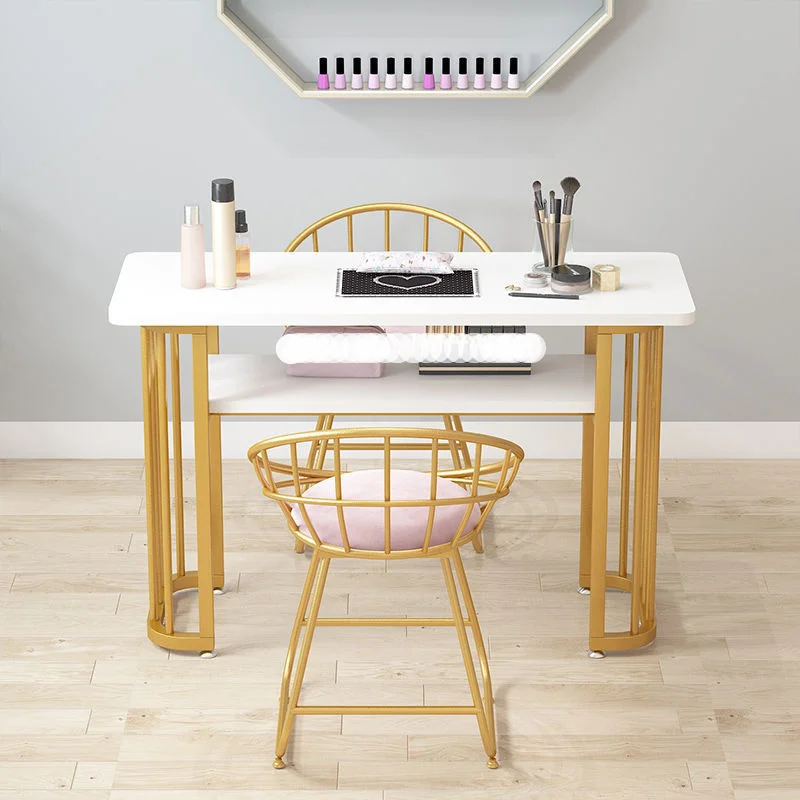 

Скандинавская имитация искусственных элементов в стиле знаменитостей, современный стол для маникюра с одним ногтями, стул из кованого железа, мебель для коммерческих помещений