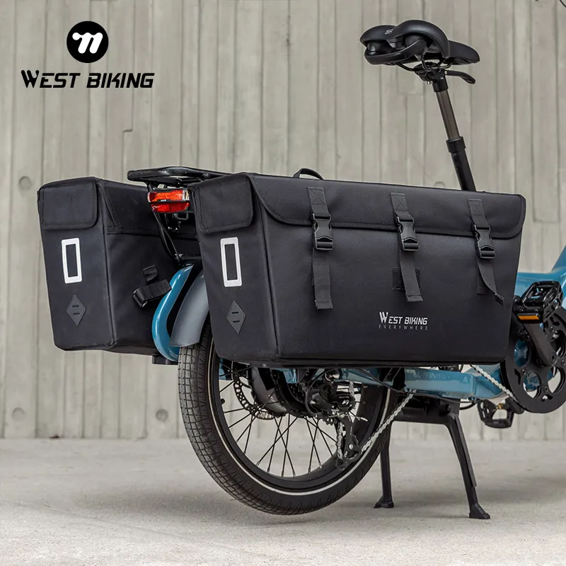 WEST BIKING 23L большая вместительная сумка на заднее сиденье велосипеда