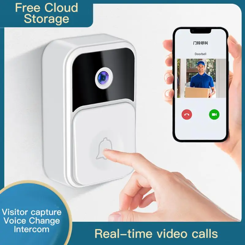 

Наружный Видеозвонок Iwfcam, беспроводной дверной звонок с управлением через приложение, Wi-Fi, водонепроницаемый, Ip65, батарея для умного дома, домофон, камера