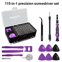 precision screwdriver set 115 in1 phone repair hand tools magnetic torx bits multi hex tips screws disassembly multi tools