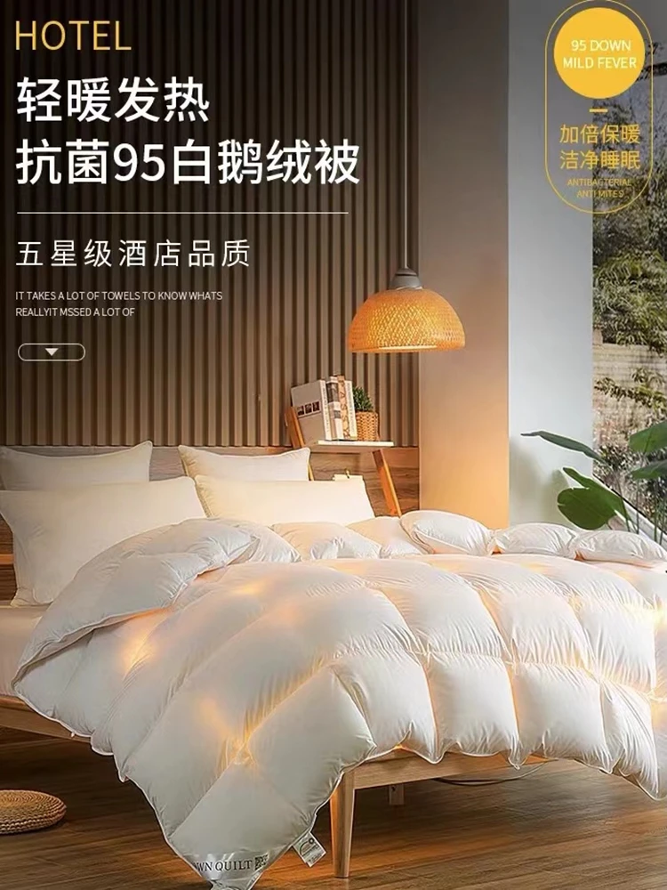 

Down Quilt Comforters Five Star Hotel 95 White Goose Down Quilt Duck Down Winter Warm Quilt Core Double Quilted Goose Down Duvet