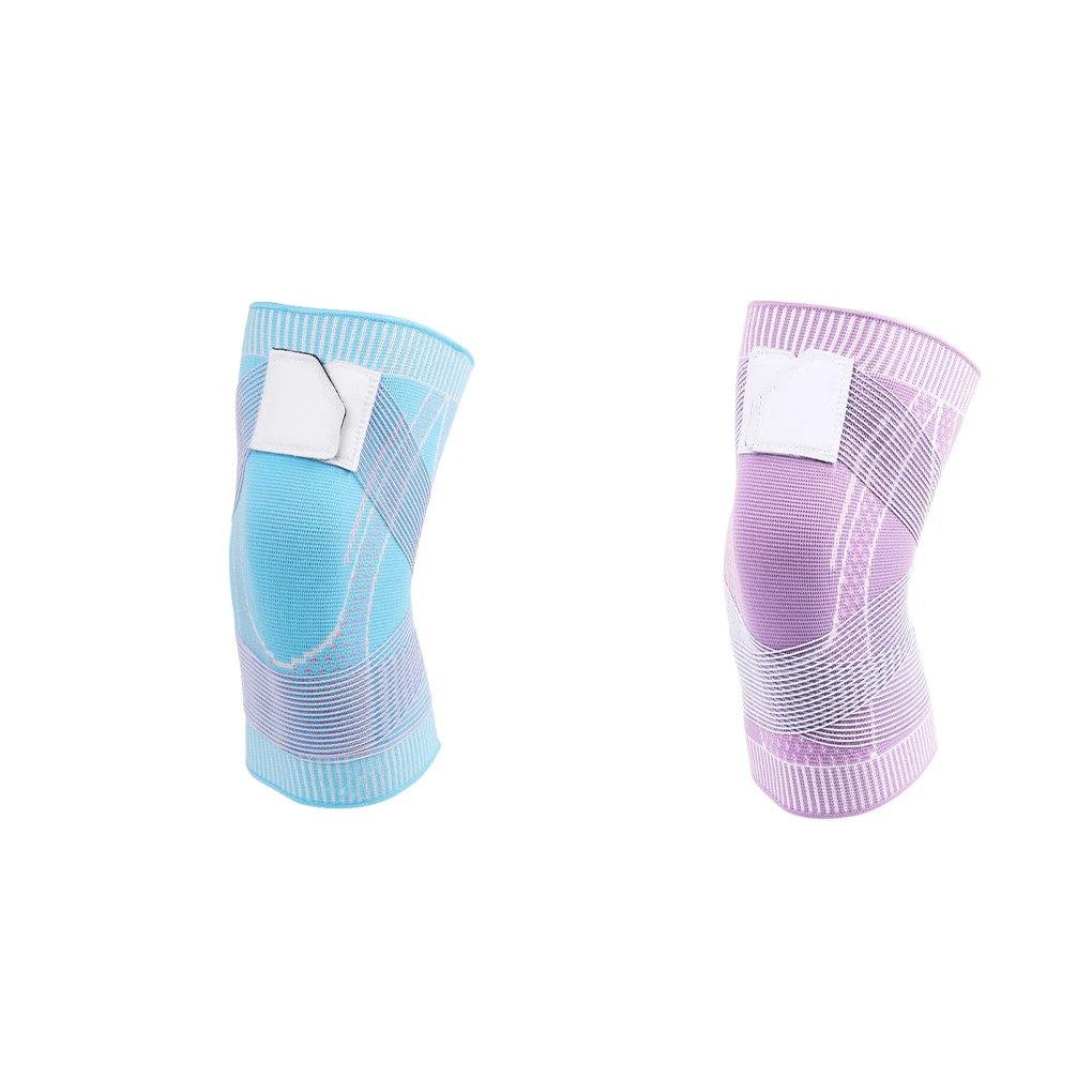 

Нейлоновый наколенник портативный сменный моющийся эластичный дышащий стильный поддерживающий фиксатор для бега бодибилдинга фиолетовый...