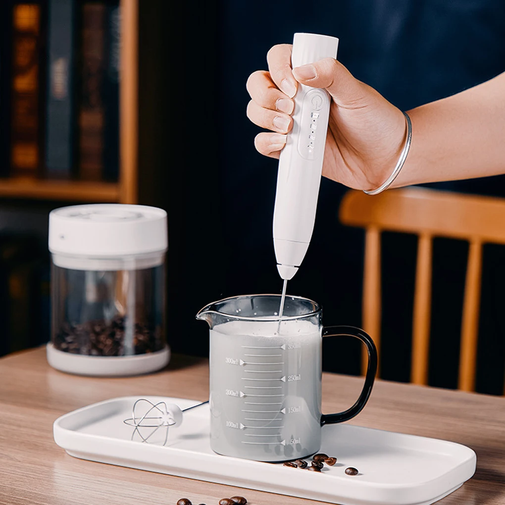 Electric Milk Frother Egg Beater Whisk Mixer Coffee Foamer C