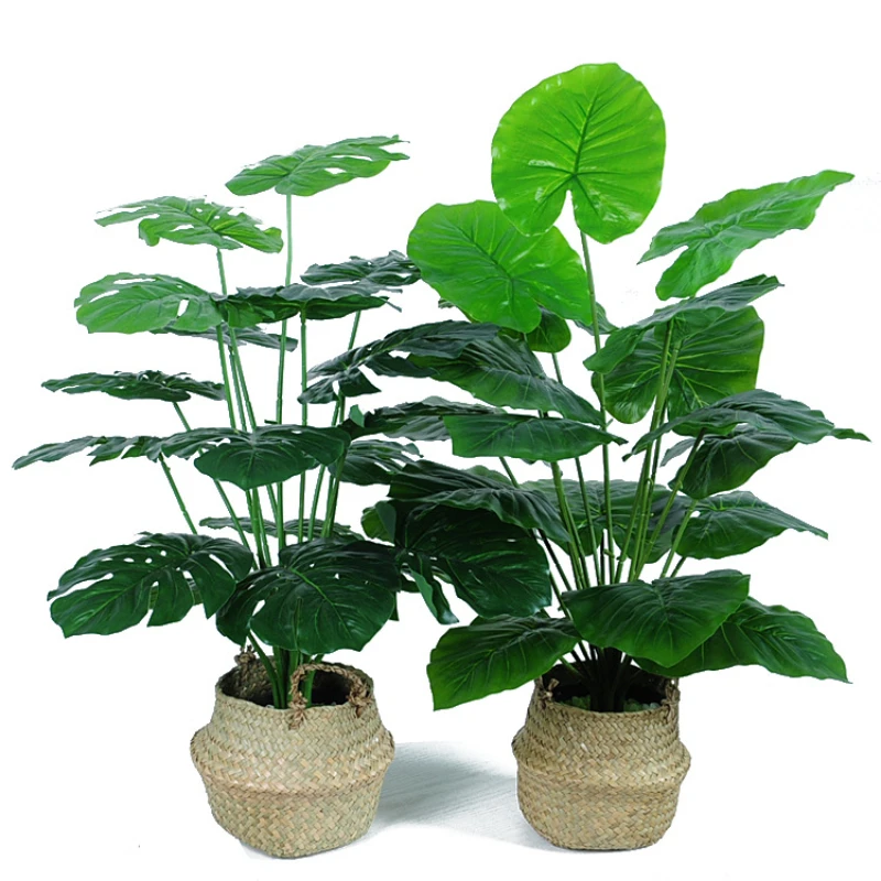 

Украшение для гостиной, искусственное бамбуковое растение с плантатором, украшение для дома и сада, украшение для сада и улицы