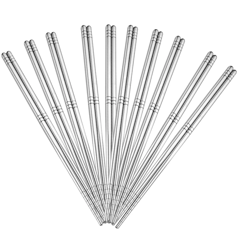 

Chopsticks Chopstick Metal Chop Ramen Sticks Stainless Steel Toddler Practice Stick Snack Training Kids Dinner Accessories