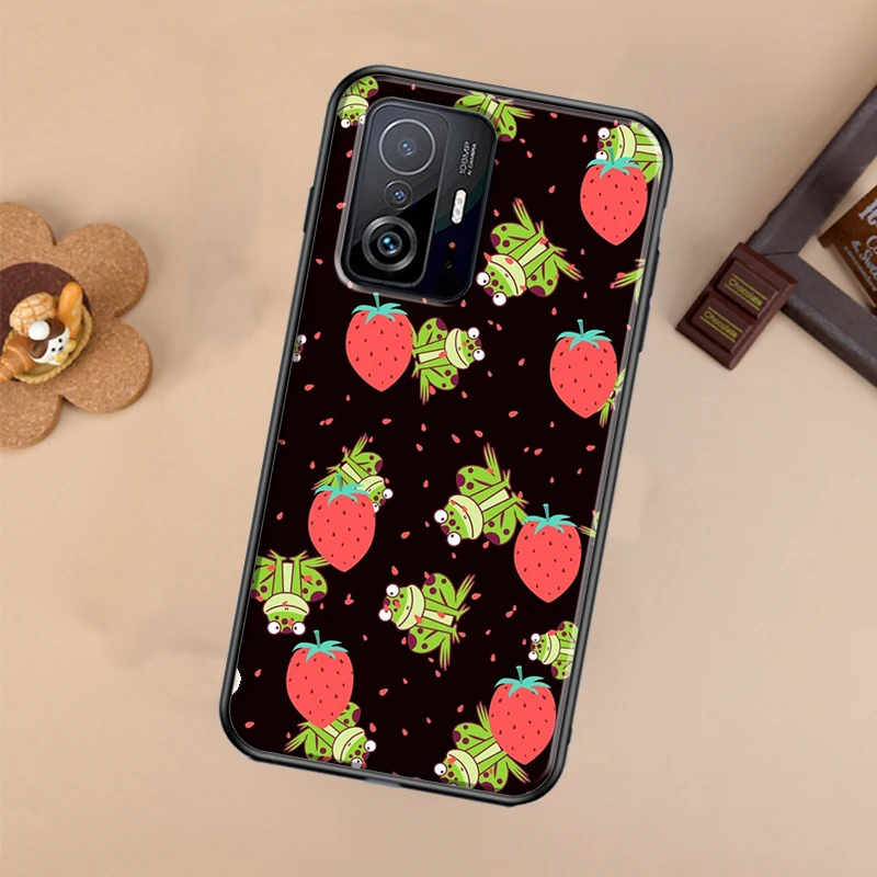 Cottagecore фруктовая клубника лягушка для POCO X5 X4 X3 F5 Pro M4 M5s F3 F4 GT C40 чехол для телефона Xiaomi 12T 11T 13 Pro 12 Lite (art.: 3920bc8aeecb3) - 3920bc8aeecb3