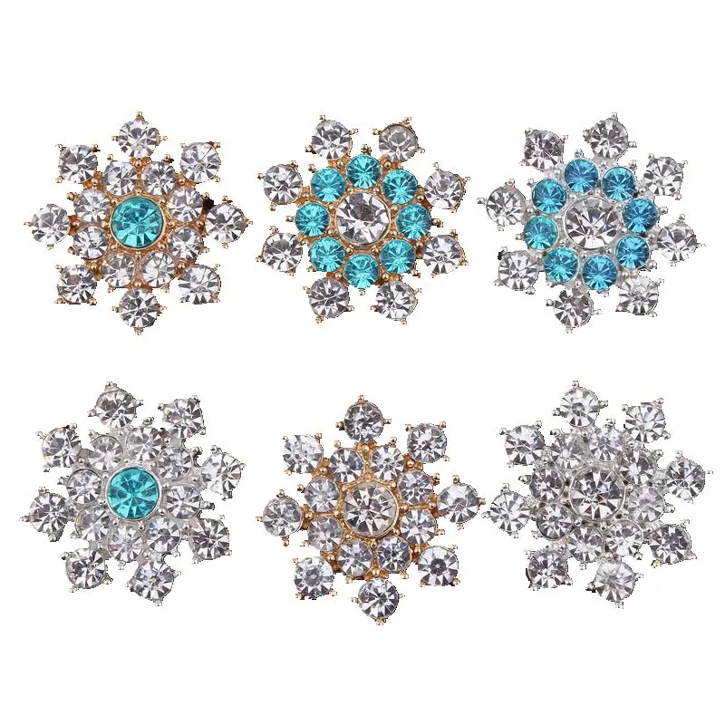 Пуговица со стразами 10 шт./лот 25 мм 6 цветов