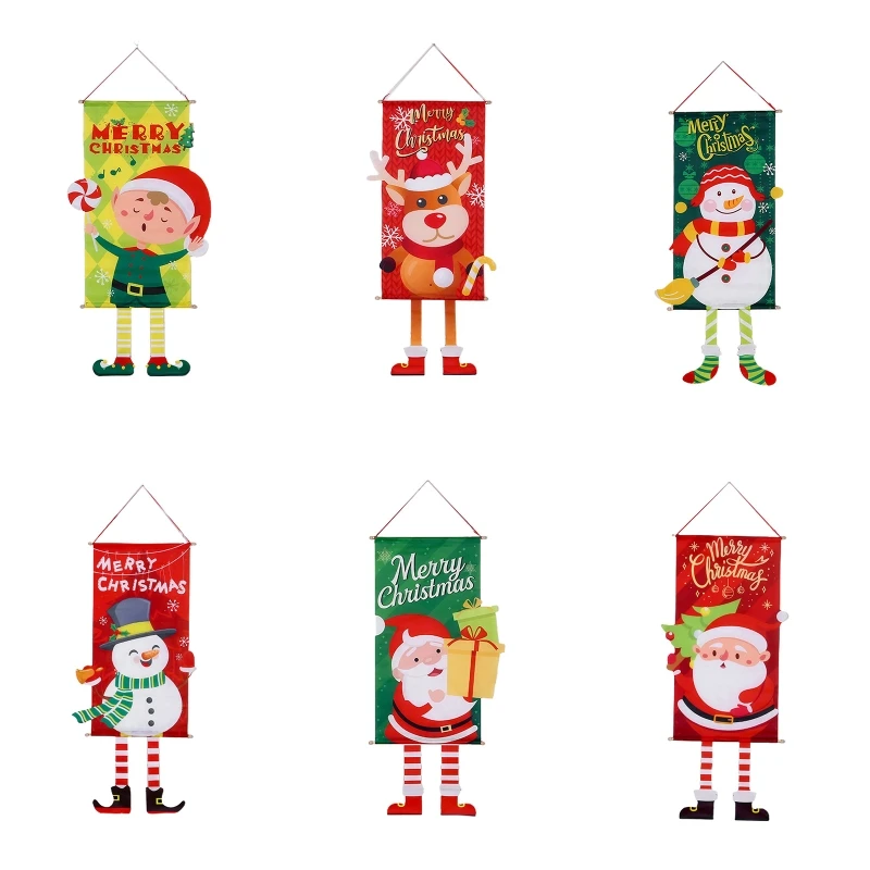 

Новогодний подвесной баннер с орнаментом, украшение для новогодвечерние