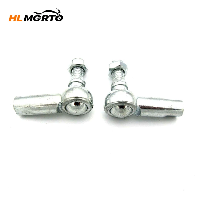 1 пара M8 8X8 левая правая резьба шариковый шарнир тяга Конец для 47cc 49cc Электрический мини вездеход картинг Багги квадроциклы запчасти для велосипеда