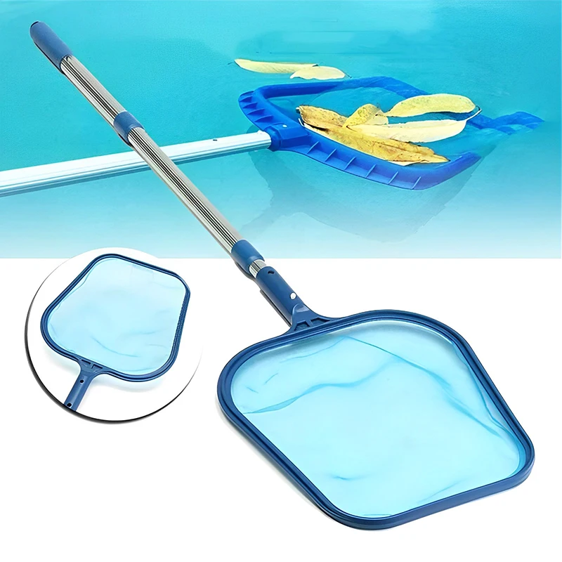 

Спасательная сеть для бассейна, инструмент для очистки мелководья, глубоких вод, отходов, рыболовная сеть, телескопические принадлежности ...