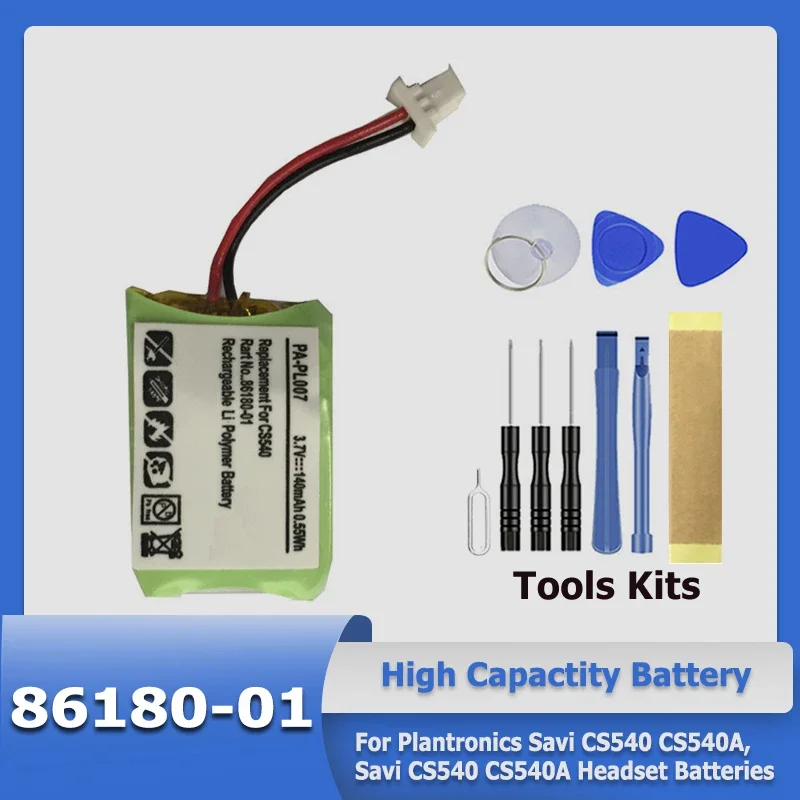 XDOU 84479-01 86180-01 Аккумулятор для Plantronics Savi CS540 CS540A Аккумуляторы гарнитуры + инструмент