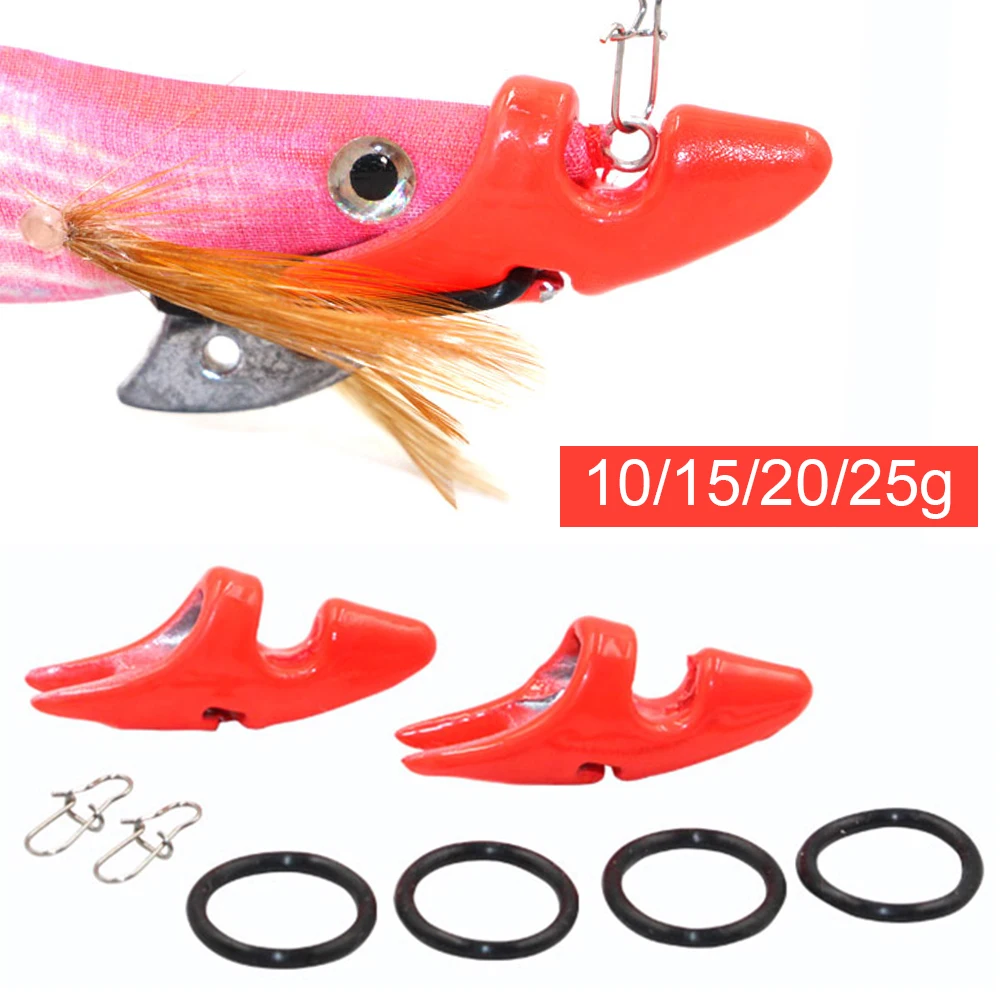 

NEW 10g 15g 20g 25g Shrimp Lure Sinker Squid Jig Tip Weight Chin Sinker Wood Shrimp Lure Bait Sinker Fishing Tackle Accessories