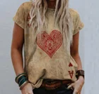 Футболка женская оверсайз с коротким рукавом и круглым вырезом