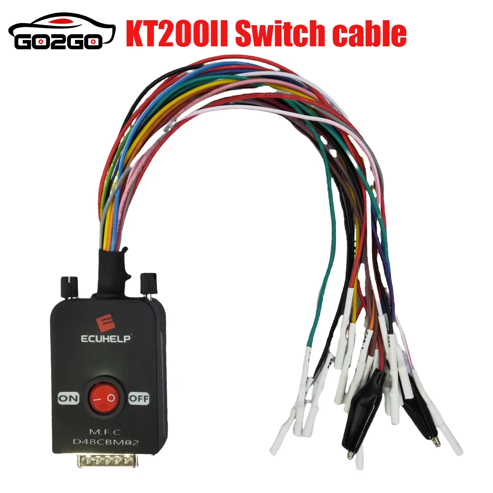 Многофункциональный кабель/кабель переключателя для ECUHELP KT200 KT200II ECU Programmer Car Truck via