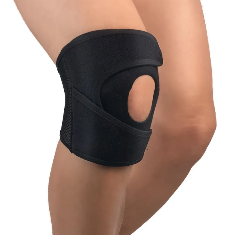 

1pc Knee Sleeve Pad Adjustable Breathable Compression EVA Pads Patella Protector Leg Cover Outdoor Autumn Winter Knee Support