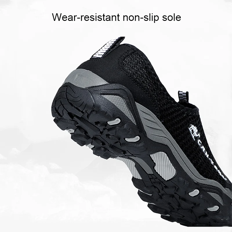 Men Shoes Breathable Mesh Running Shoes Outdoor Lightweight Sports Shoes Slip-on Men's Casual Walking Sneakers High Quality