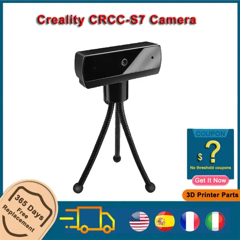 Creality 3D Camera CRCC-S7 HD 1080P веб-камера со штативом и дистанционным управлением |