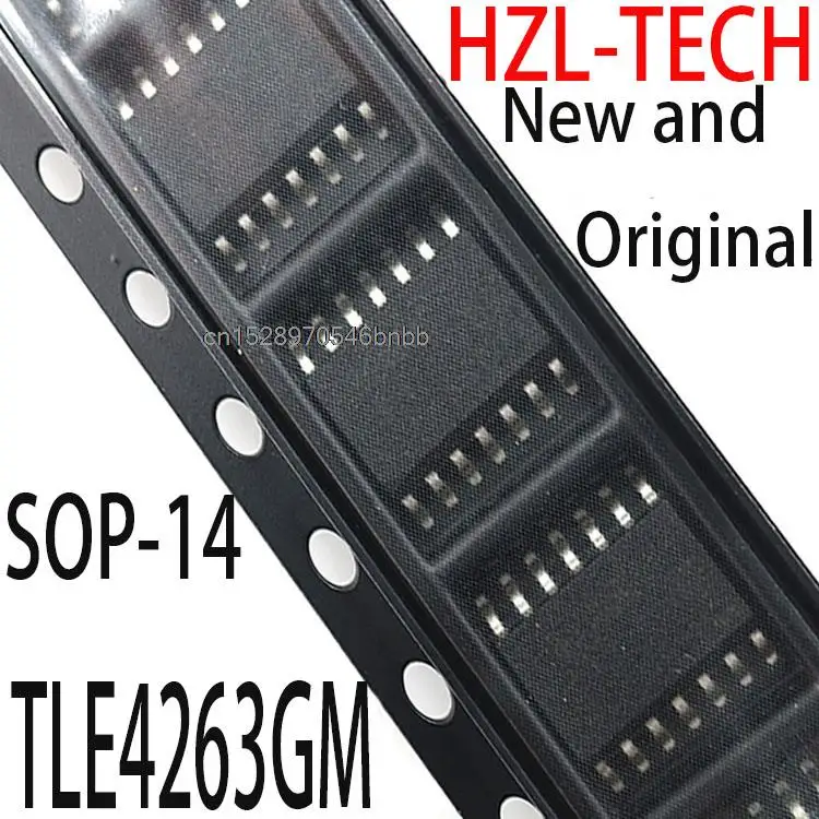 Новые и оригинальные SOP-14 TLE4263 SOP14 TLE4 263 GM SOP TLE4263GM, 10 шт.