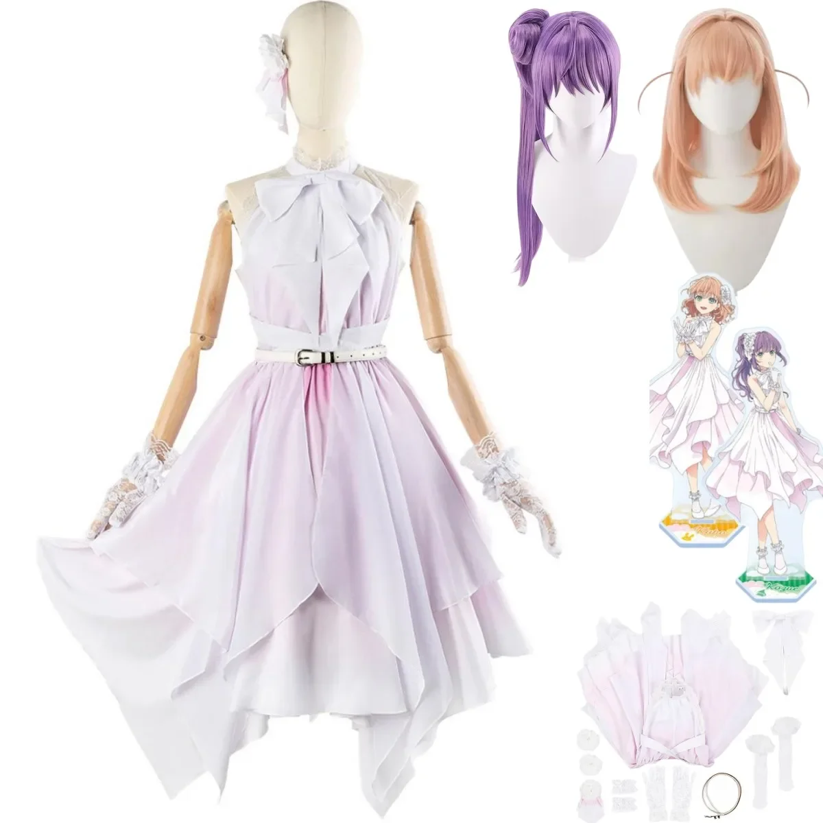 Женский костюм для косплея из аниме хасу но Сора Школьный йогакуин клубный идол