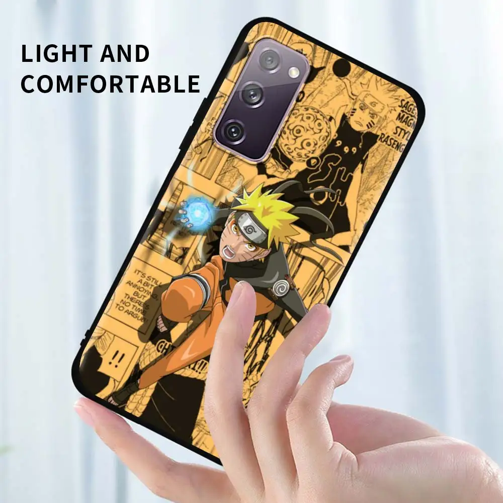 Милый чехол для телефона с аниме Наруто удзумаки Samsung Galaxy S20 S22 S21 S10 Lite S8 S9 Plus Note 20 10
