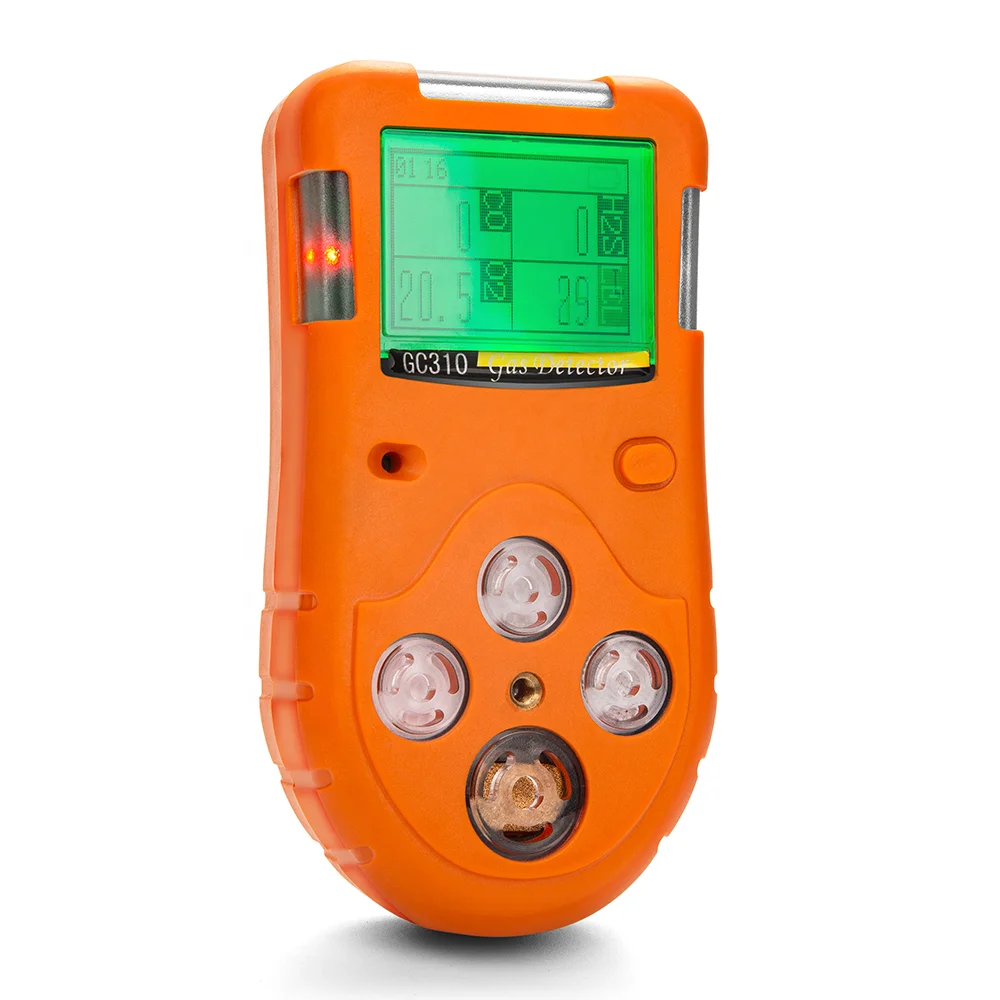 

Portable multi gas detector alarm GC310 for CO H2S O2 LEL,four gas in one