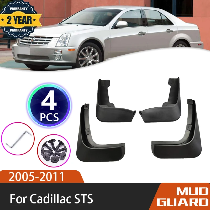 

4 Piece Set Of Car Fender For Cadillac STS 2005-2011 2006 2007 2008 Fender Splash Fender Automobile Trim Panel Car Accessories