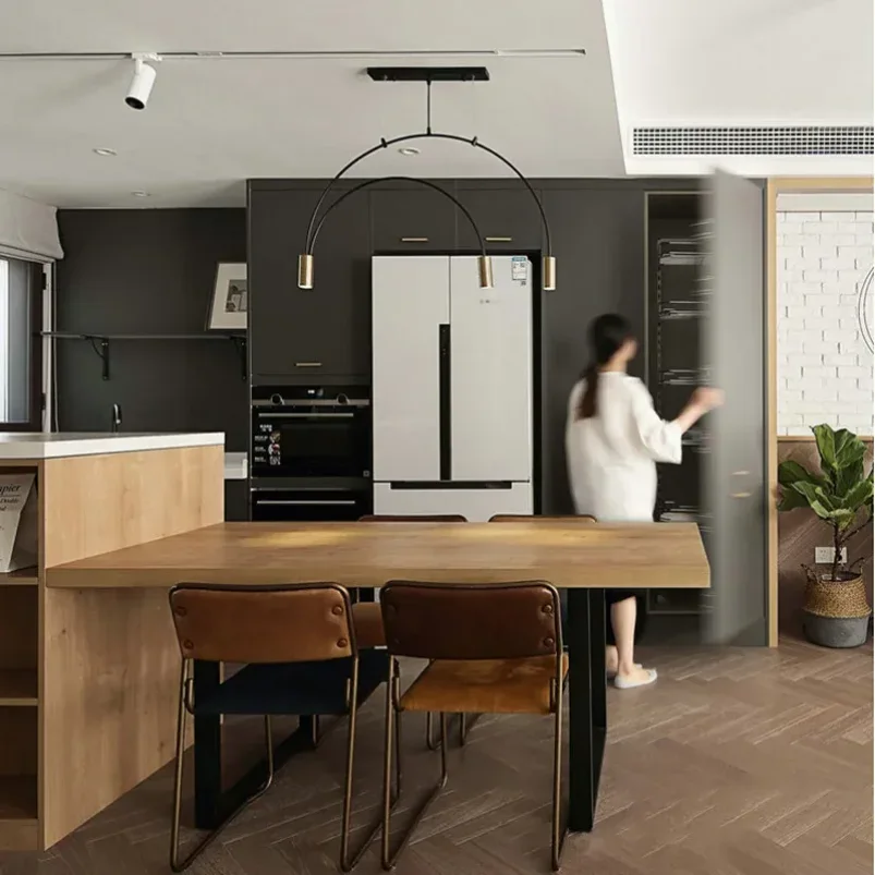 Postmodern Art Lines geometric pendant light Designer Home Volta Estiluz lamp Fixtures Dining Room Studio llinear