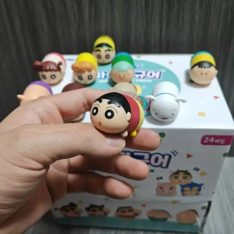 MINISO карандаш Shin-Chan Kazama Nohara Shiro Boochan Jenga фигурки куклы модель игрушки настольные