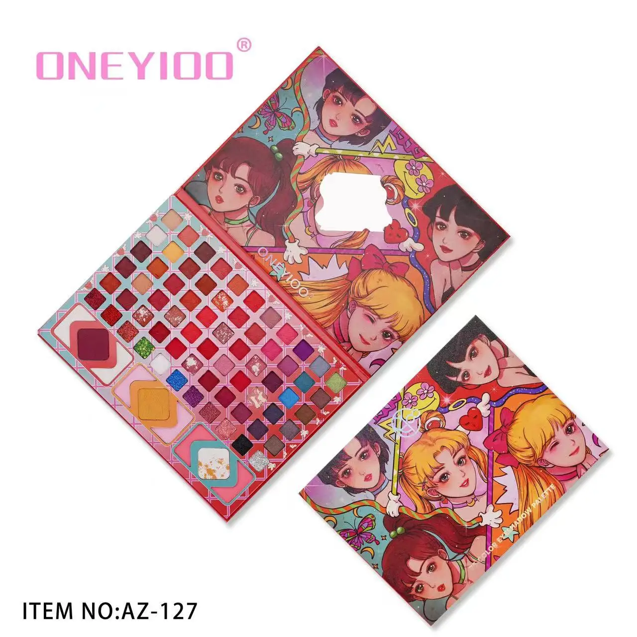 

Boutique 75 Color Eye Shadow Plate Matte Shimmer Blush Multifunctional Eye Shadow Blush Makeup Eyeshadow Palette Blusher Plate