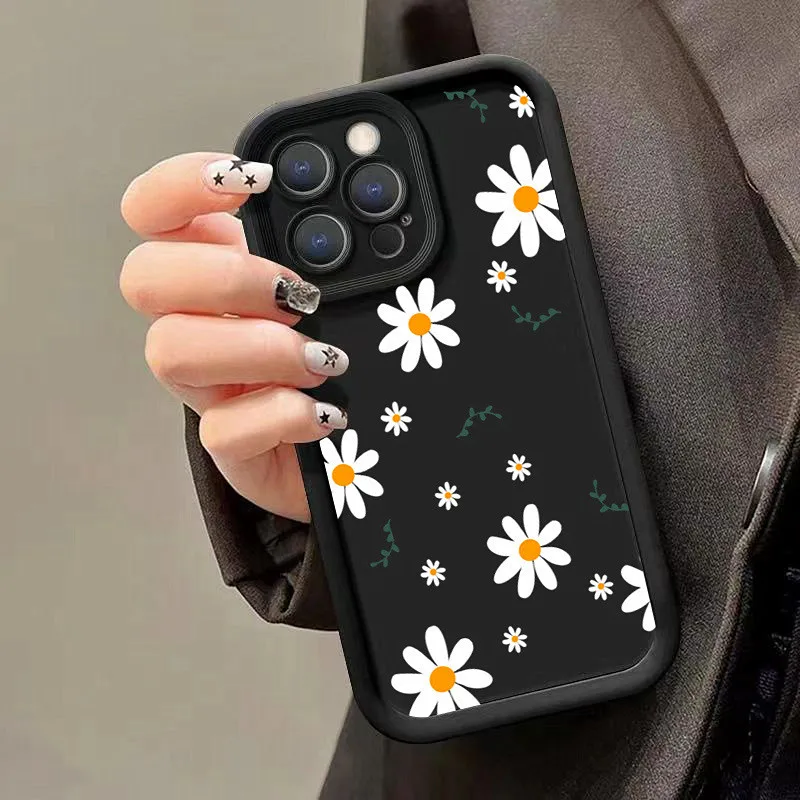 Матовый чехол для телефона Daisy Flowers Xiaomi Mi 14T 14 13 12T 13T 11T Pro 11 Lite 5G NE Poco F6 F5 X5 X3 M6 X6