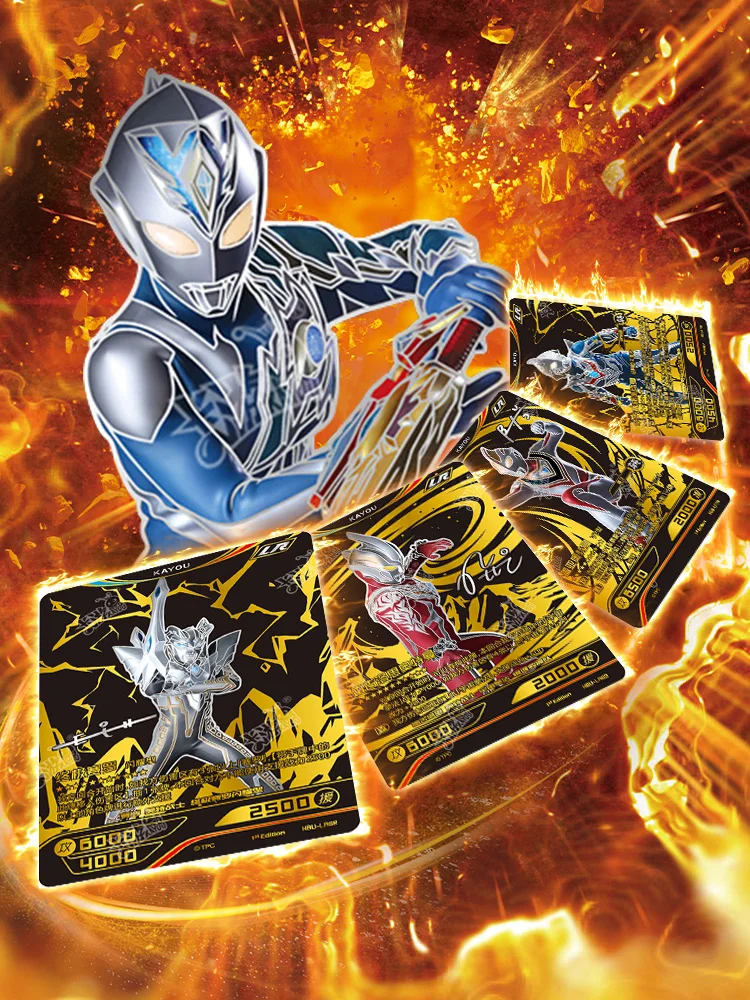 KAYOU Ультрамен Блейзер джинга карточка герой Дуэль LR забавная коллекция в