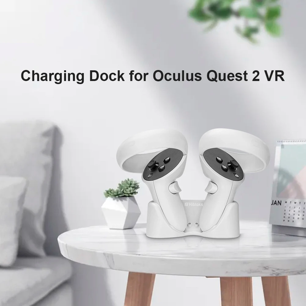 

VR Glasses Handle Holder Anti-Skid Fast Charging Station Stand Base for Quest 2 VR Glasses Handle Accessories