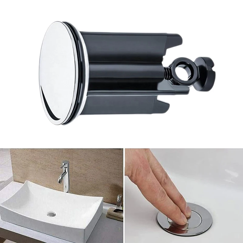 

Wash Basin Plug Universal Copper Cover Sink Bathroom 40mm Pop-Up Plug Replacement Drain Plug Bathroom Fixture Drain Fittings