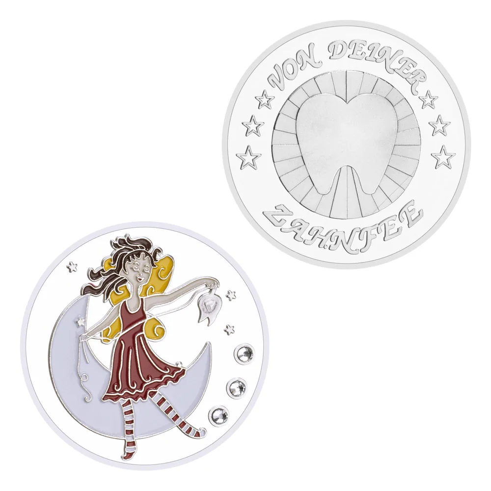 

Сказочные зубы, подарки, посеребренные монеты на удачу, лучший подарок для детей, памятная монета