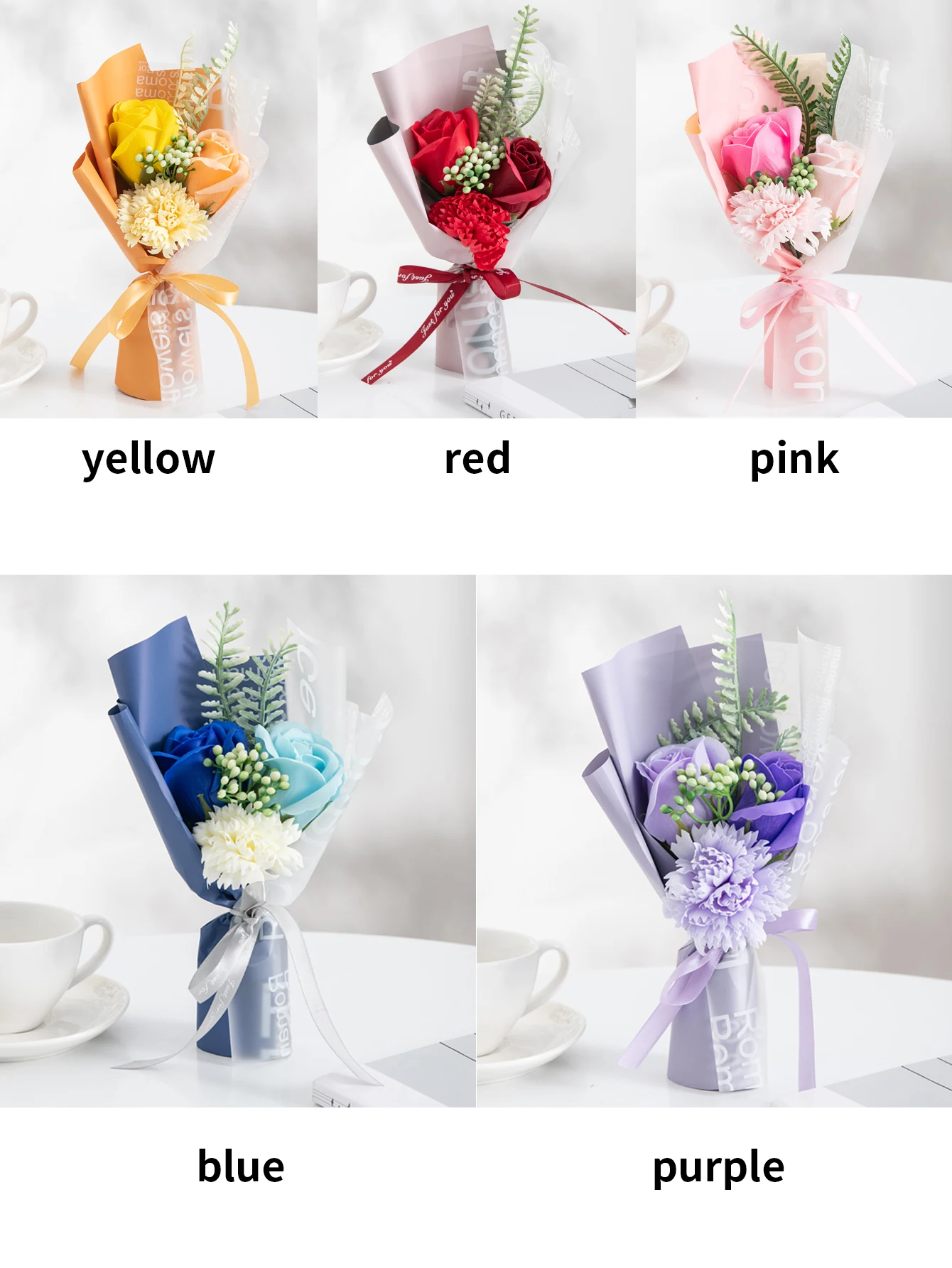 1 шт. искусственный букет гвоздики ранние подарки Рождество День Святого