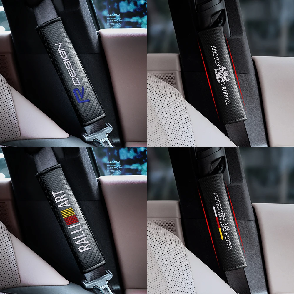 

1pc Car Seat Belt Cover Shoulder Protective Cushion Pad Auto Accessories For Seat Ibiza 6L 6J Leon Mk3 5F Mk2 Cupra Formentor FR