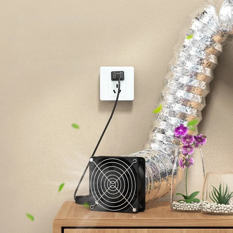 Мощный Домашний Вытяжной Вентилятор Для Кухни И Ванной Комнаты С Регулируемой