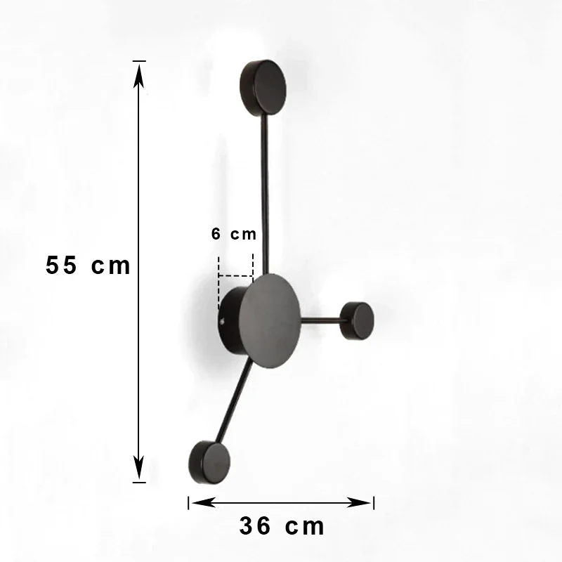 

Настенный светильник Aisel LED белый/черный 8/12/24Вт