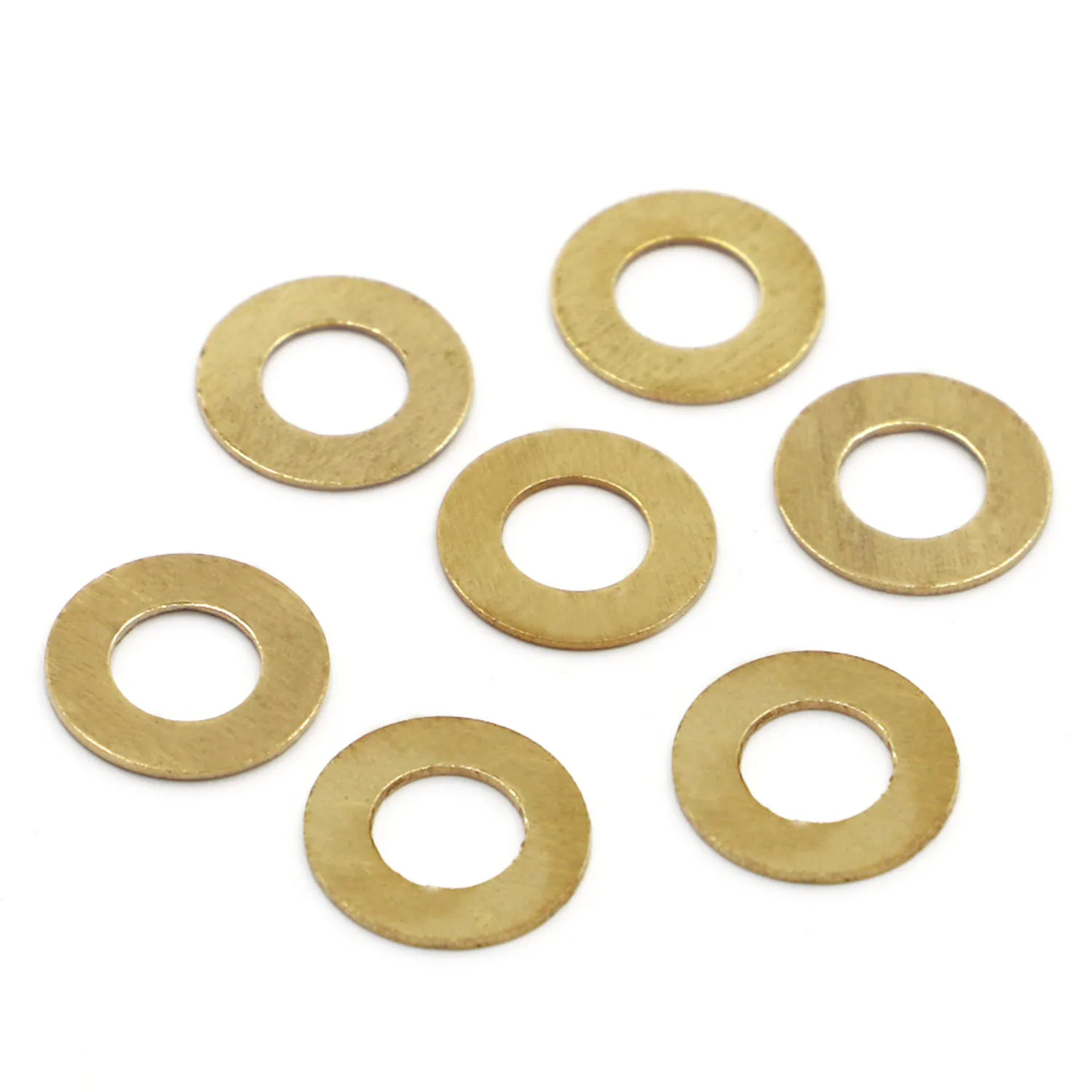 

5-100pcs GB97 DIN125 Solid Brass Copper Flat Washer Plain Gasket Pad Meson for M2 M2.5 M3 M4 M5 M6 M8 M10 M12 M14 M16 Screw Bolt