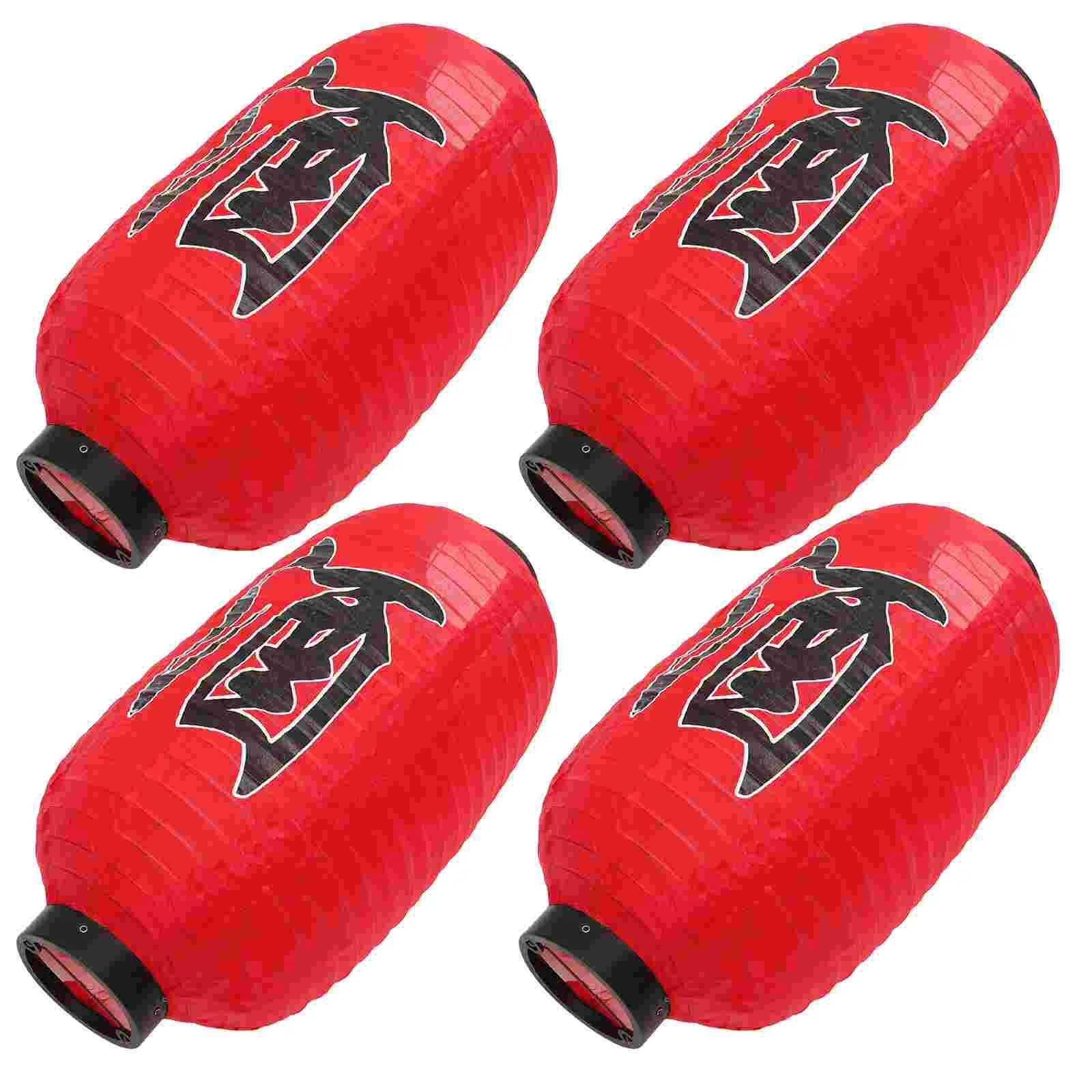 

4 Pcs Ramen Noodles Japanese Lantern Decor Multifunction Japanese-type Hanging Decorative Lanterns