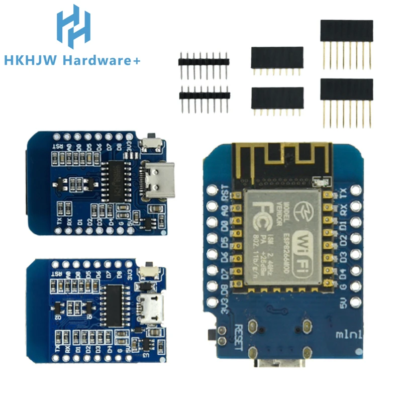 D1 Mini - V2 ESP-12 NodeMcu 4M CH340 Bytes Lua WIFI Интернет вещей макетная плата на основе ESP8266 WeMos
