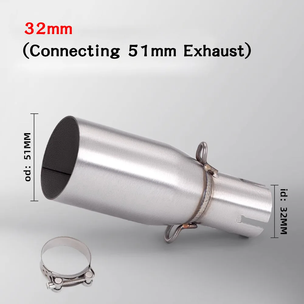 

Модификация мотоцикла, выхлопная труба, средняя секция 28, 30, 32, 35 мм, адаптер, 51 мм, выхлопная секция, неразрушающая установка