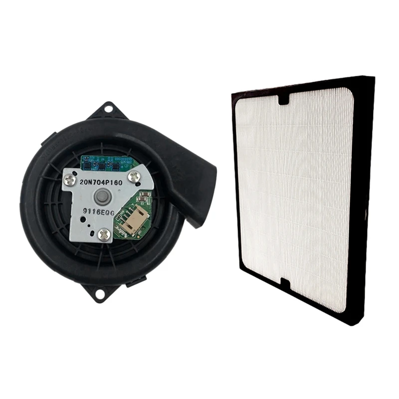 

1 Pcs Engine Ventilation Fan Motor & 1 Pcs For Blueair Air Purifier Filter 303 203 201 270E HEPA Air Filter