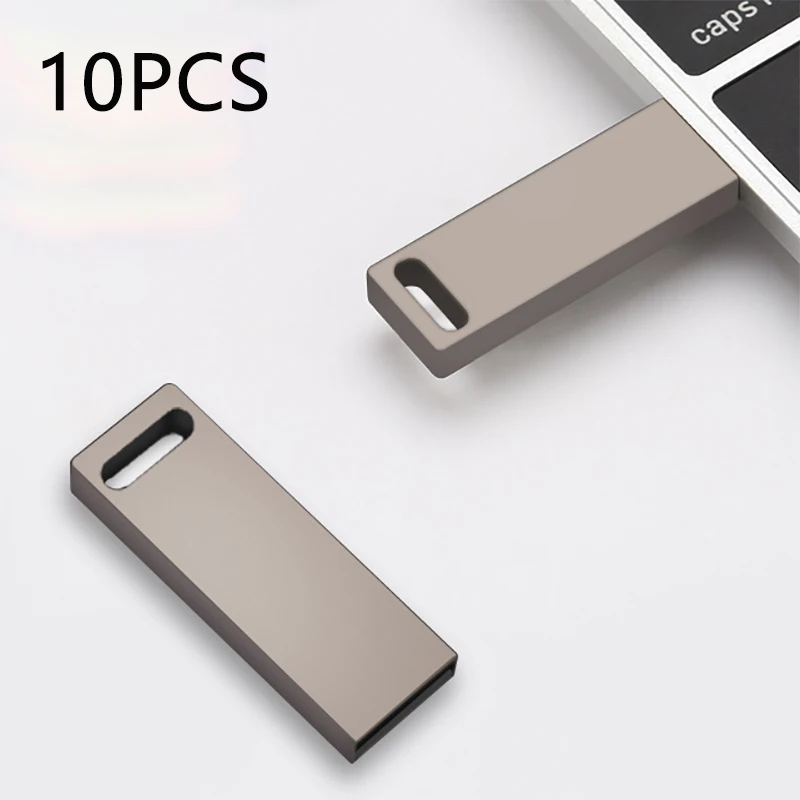 

10 шт., металлический Usb флеш-накопитель, 128 ГБ, 32 ГБ, 4 Гб