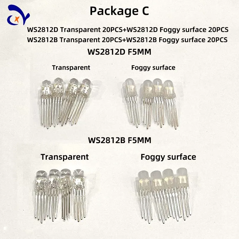 

RGB светодиодные лампы WS2812D/WS2812B