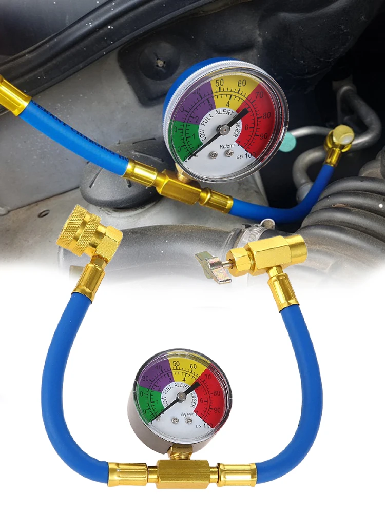 R134A газ для кондиционера охладитель с измерительным манометром автомобильная