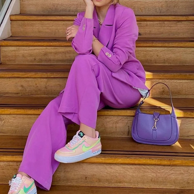 Women's Autumn Loose Suit Two-piece Women's Suit 2021 New Spring and Summer Women's Clothing Women's Fashion Summer Suits